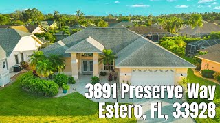 3891 Preserve Way Estero FL 33928 [upl. by Nahgen535]