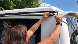 How To Attach a Campervan Driveaway Awning [upl. by Zeus]