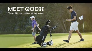 Meet QOD The worlds best electric golf push cart  Most compact motorized golf push cart [upl. by Ennaeiluj]