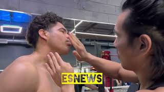 Zurdo Ramirez in camp 12 days out from making history EsNews Boxing [upl. by Aimet]