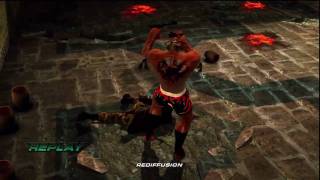 Tekken 6 BR yupyup7 Xiaoyu Vs JMike97 Bruce [upl. by Aenitsirhc]