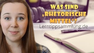 Rhetorische Mittel  Was ist das  Lerntippsammlungde [upl. by Conah]