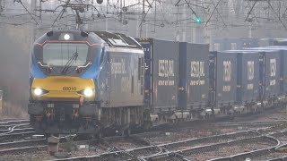 Purely Freight A few hours of Freight Trains at Carlisle Station 14 Feb 24 [upl. by Lenhart]