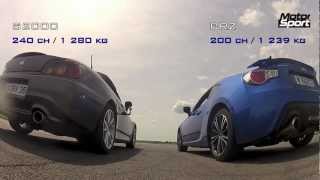 Drag race  Subaru BRZ VS Honda S2000 Motorsport [upl. by Ennagrom506]