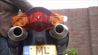 Honda VFR 800 LeoVince Exhaust [upl. by Marigolda]