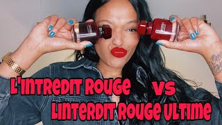 Nuevo GIVENCHY LINTERDIT ROUGE ULTIME VS LINTERDIT ROUGE 💋 [upl. by Adnohsat]