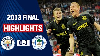 Wigan Win the FA Cup in 88th Minute  Manchester City 01 Wigan Athletic  FA Cup Final 2013 [upl. by Emmalynne]