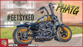 Harley Sportster Custom Reveal Phat G [upl. by Raynell583]