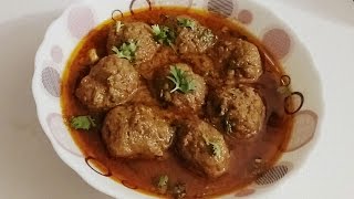 Mutton Kofta Curry Recipe  Indian style Mutton Kofta Recipe  Easy Kofta Recipe [upl. by Ainat]