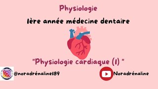 physiologie cardiaque1  physiologie dentaire شرح بالدارجة [upl. by Tish]