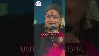 Usha Uthup talks about her family at Jaipur Litertaure Festival ushauthup shorts ytshorts [upl. by Omle]