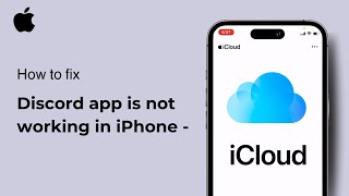 Discord app is not working in iPhone  Fix  iOS  2024 [upl. by Irv]