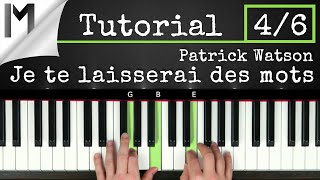 Je te laisserai des mots  Patrick Watson  Full Piano Tutorial Part 46 [upl. by Timus]