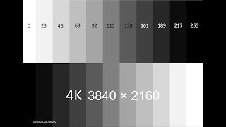 How to test LCD screen fast amp effect 4K resolution 38402160 [upl. by Rovelli]