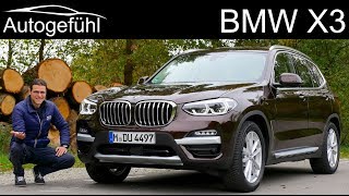 BMW X3 FULL REVIEW 2019 G01 30i  Autogefühl [upl. by Anaira]