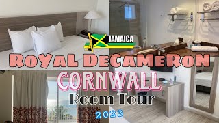 ROYAL DECAMERON CORNWALL MODERN ALL INCLUSIVE HOTEL ROOM TOUR 2023  Montego Bay Jamaica [upl. by Tnemelc]