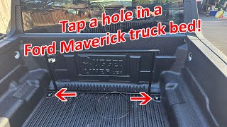 Ford Maverick Bed Hole Thread Tap [upl. by Meghan997]