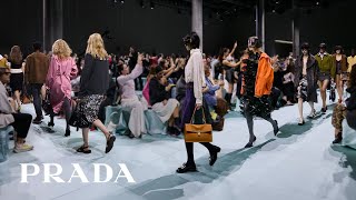 Prada  SpringSummer 2025 Womenswear Show [upl. by Elagibba518]