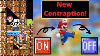 Flip Switch Contraption  How to Make It Super Mario Maker 2 [upl. by Laro74]