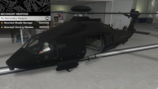 GTA 5  DLC Aircraft Customization  Annihilator Stealth [upl. by Liman]