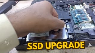 hp probook 6560b ssd drive upgrade amp second Cady fitting with hard amp windows 10 install [upl. by Faun]