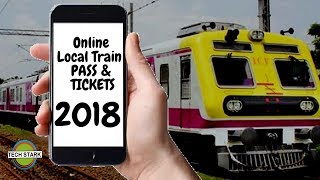 UTS App How To Book Railway Ticket amp Pass Online on Mobile  All Cities 2018 [upl. by Norred]