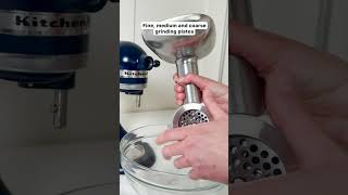 Effortless Meat Grinding with KitchenAids Metal Food Grinder [upl. by Atilegna463]