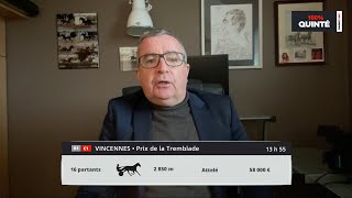 100 Quinté – Mercredi 22 décembre  Prix de la Tremblade sur l’hippodrome de ParisVincennes [upl. by Oryaj]