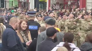 Jolly jivers Maidstone Kent Rememberance Parade 2024 [upl. by Nosyaj]