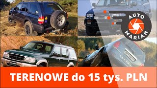 Tanie 4x4 czyli 5 aut terenowych do 15K PLN  TerenMarian studyjnie [upl. by Ko]