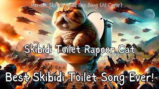 Skibidi Toilet Cat skibiditoilet funnycat catmemes aicat aicover [upl. by Ryley]