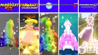 Evolution of Princess Peach Super Stars in Mario Kart Games 19922024 [upl. by Amekahs880]