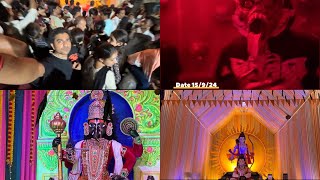 My First Vlog 😱 Surat Ganesh Utsav 2024  Biggest Ganpati  Surat Bhoot Wali Theme￼ [upl. by Ninos]