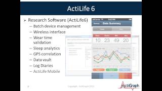 Collecting Actigraphy Data in a Closed System  ActiLife API [upl. by Arahc605]