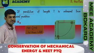 work energy amp power part 4  conservation of mechanical energy neet previous year [upl. by Aeriel]