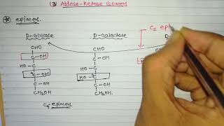 6 Sugar isomers Part5 epimers amp AldoseKetose isomers [upl. by Averil]