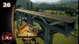 Jurassic World Evolution Gameplay  DINOSAUR ESCAPES PARK Jurassic World Evolution Part 1 [upl. by Wolsky]