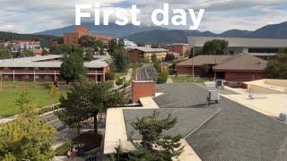 First day of college vlog [upl. by Llednor]