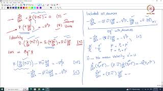 Lec 14 The derivation of the acoustic wave equation contd [upl. by Ahsehyt]