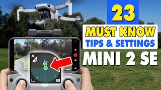 23 MUST KNOW DJI Mini 2 SE Tips amp Tricks  DJI Fly Drone App Settings [upl. by Aiahc]