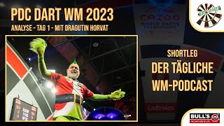 Shortleg  PDC Dart WM 2023  Tag 1 mit Dragutin Horvat [upl. by Dzoba850]