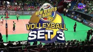 NCAA Womens Volleyball Finals Game 2 Benilde vs Letran Third Set  NCAA Season 99 [upl. by Esele375]