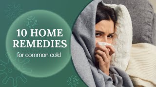 Common Cold Remedies amp How to Boost Immunity Naturally [upl. by Marissa]