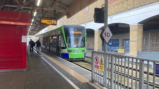 London Trams full journey Wimbledon to Beckenham Junction [upl. by Orvah524]