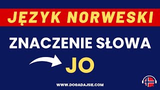 🇳🇴Język norweski JO  Czemu nie quotjaquot 😱  wwwdogadajsiecom [upl. by Eldwin765]