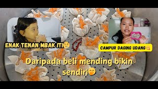 Bikinin Dimsum ayam udang spesial untuk keponakan ⁉️ [upl. by Ailis]