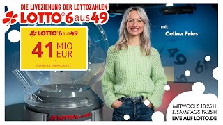 Ziehung der Lottozahlen vom 27122023 [upl. by Assilen]