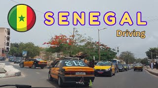 Driving in Mermoz and Almadies in Dakar driving dakar senegal africa tour [upl. by Haimrej715]