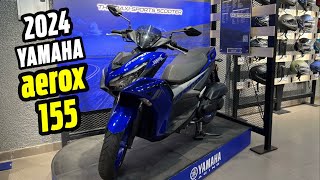 2024 Yamaha AEROX 155 New Model Review Video With All Details  Scooter With Engine Of r15  mt15 😳 [upl. by Barbur]