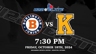 Burlington Jr Barracudas vs Kingston Junior [upl. by Ettenaj]